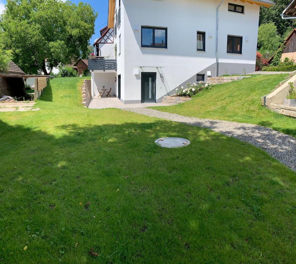 Ferienwohnung Zum Hohlenstein 德根豪塞尔塔尔 外观 照片